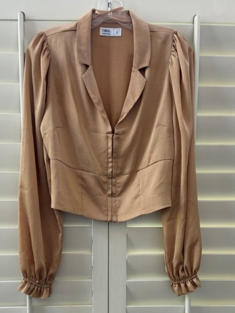 Elegant Camel Blazer